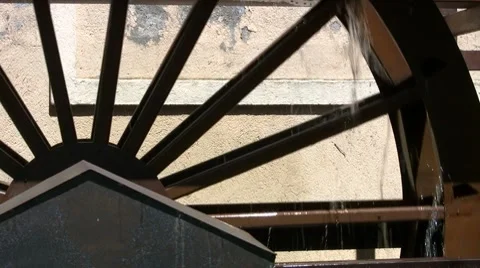 Water mill Stock Footage 7738442