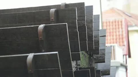 Water mill Stock Footage 11486540