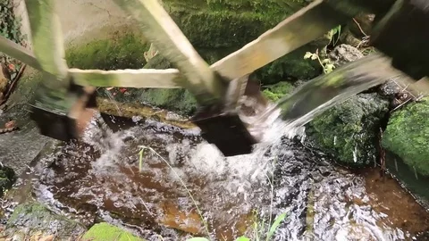 Water Mill Stock Footage 83386933