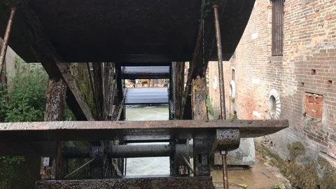 Water mill Stock Footage 107876466