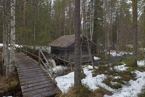 Water mill. Foto stock