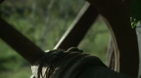 Water mill rotating. Stock Footage 63371558