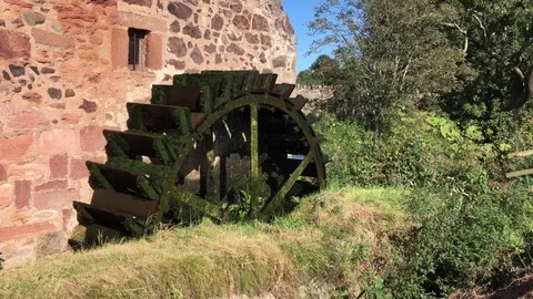 Water Mill Wheel Video stock 79850206