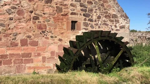 Water Mill Wheel Video stock 79850241