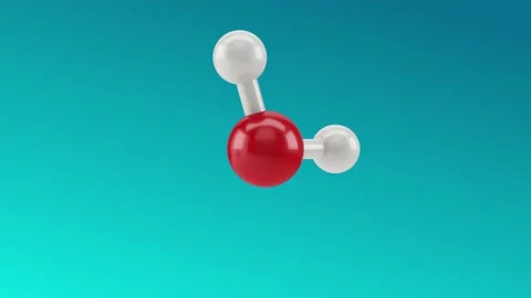 Water molecule Stock Footage 137534679
