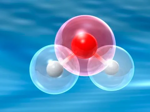 Water Molecule Stock Illustration
