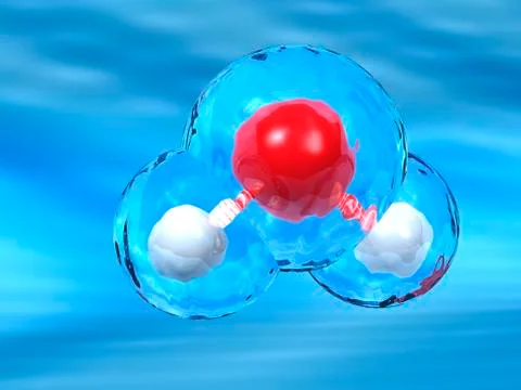 Water Molecule Stock Illustration