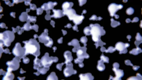 Water molecules, animation Video stock 178489416