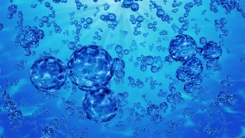 Water molecules Stock Footage 81652866