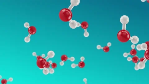 Water molecules Stock-Footage 137534720