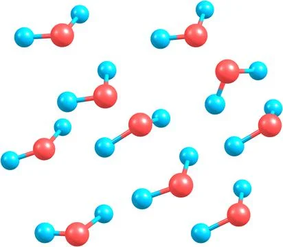Water Molecules Stock Illustration
