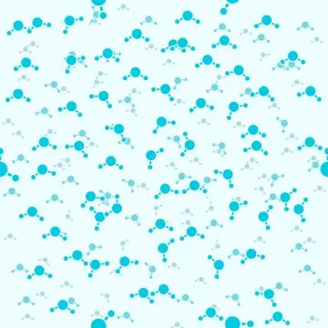 Water molecules seamless lab background Illustrazione stock