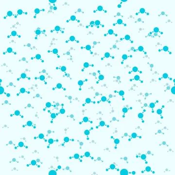 Water molecules seamless lab background Stock Illustration