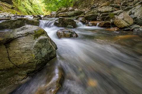 Water motion blur Stock Photos