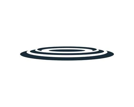 Water Motion Icon Vector Logo Template Illustration Design Stock Illustration