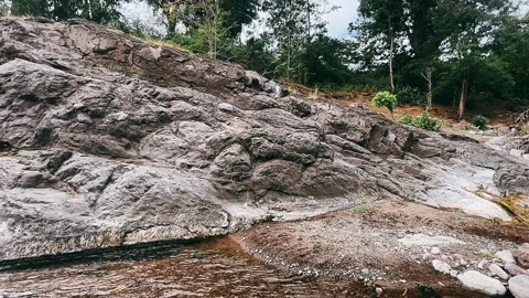 Water, nature, river, stream, forest, mountain, waterfall, rock, Stock Footage 233626374