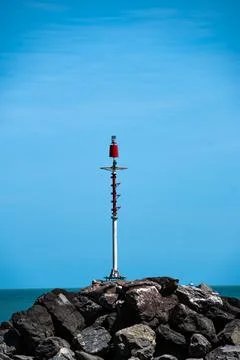 Water Navigation Beacon Stock Photos
