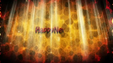Water new year Video stock 8989518
