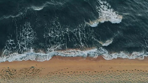 Water next to the ocean Stock Footage 129140677