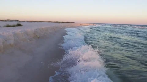 Water next to the ocean Stock Footage 155458519