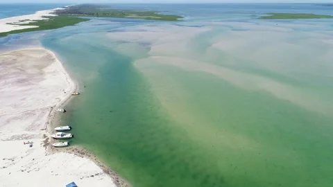 Water next to the ocean Video stock 155514475