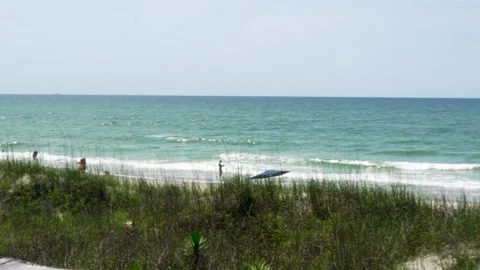 Water next to the ocean Stock-Footage 155588001