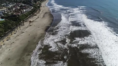 Water next to the ocean Video stock 156338433