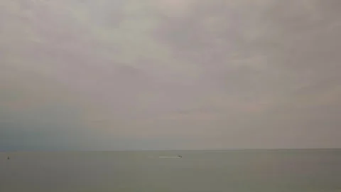 Water, ocean and jet ski outside, summer holiday and relaxing Stock Footage 299649601