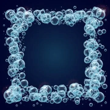 Water or soup bubbles background Ilustración de archivo