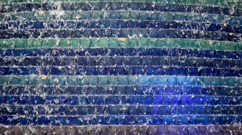 Water over mosaic Vidéo 773361