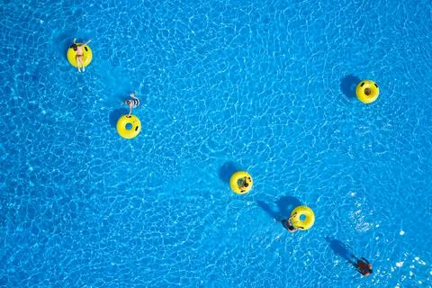 Water park background. Stock Photos