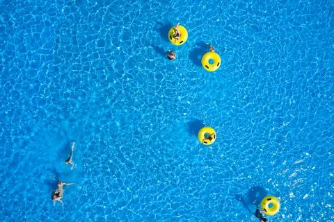 Water park background. Stock Photos