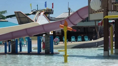 Water park. Stock Footage 90362814