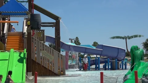 Water park. Stock Footage 90362900