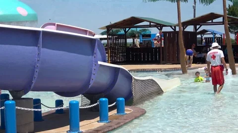Water park. Stock Footage 90363165