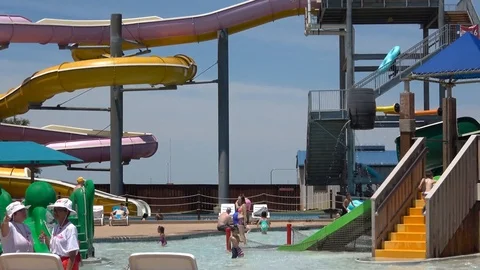 Water park. Stock Footage 90363254