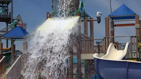 Water park. Stock Footage 90363265
