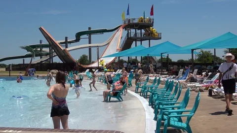 Water park. Stock Footage 90363391