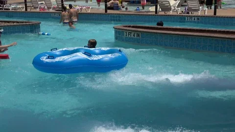 Water park. Stock Footage 90363479