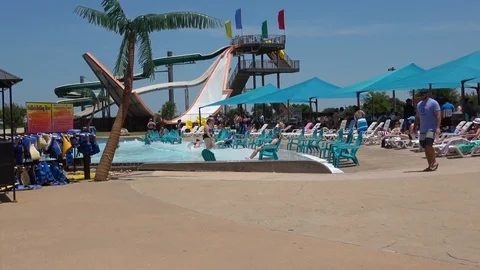 Water park. Stock Footage 90363501