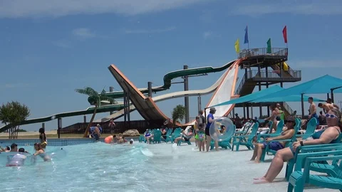 Water park. Stock Footage 90363547
