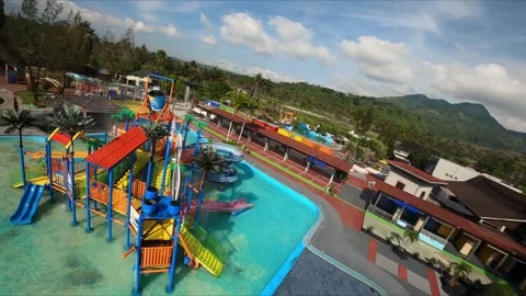 Water park 스톡 동영상 218184283