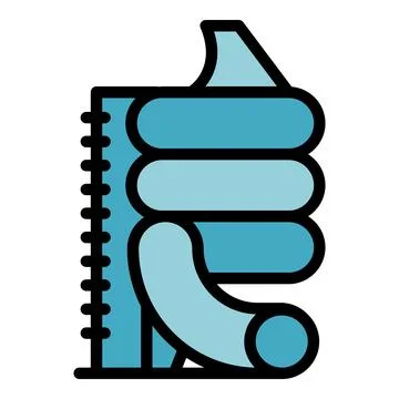 Water park loop icon vector flat Illustrazione stock