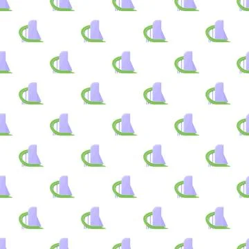 Water park slide seamless pattern background design 库存插图