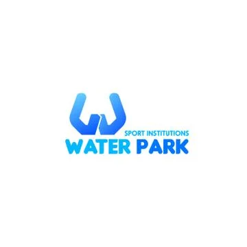 Water park vector icon Ilustración de archivo