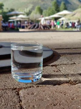 Water at the party Stock Photos