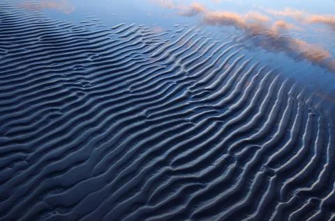 Water pattern art blue cloud finger park red Stock Photos