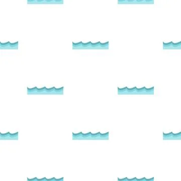 Water pattern flat Stockillustratie