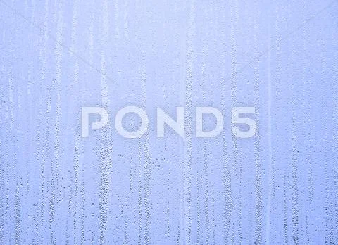 Water patterns on window Stock Illustration