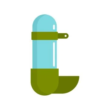 Water pet tool icon, flat style Stock Illustration